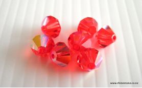 Swarovski Bicone Art 5301 Light Siam AB 4mm